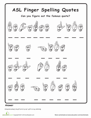 Finger spelling chart 2